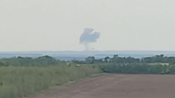 Взрыв в Луганске. Стоп-кадр