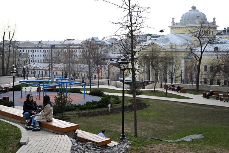 Весенняя погода в Москве