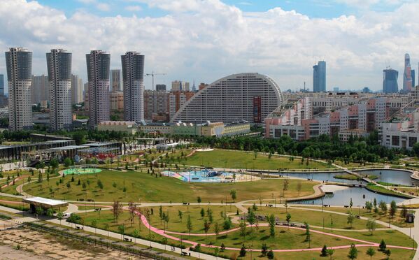 Парк Ходынское поле в Москве