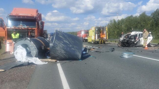 На месте ДТП в Самарской области