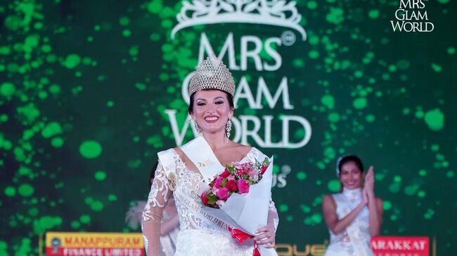 Дарья Бочарова на конкурсе Mrs Glam World 2023