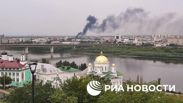 Пожар в Нижнем Новгороде