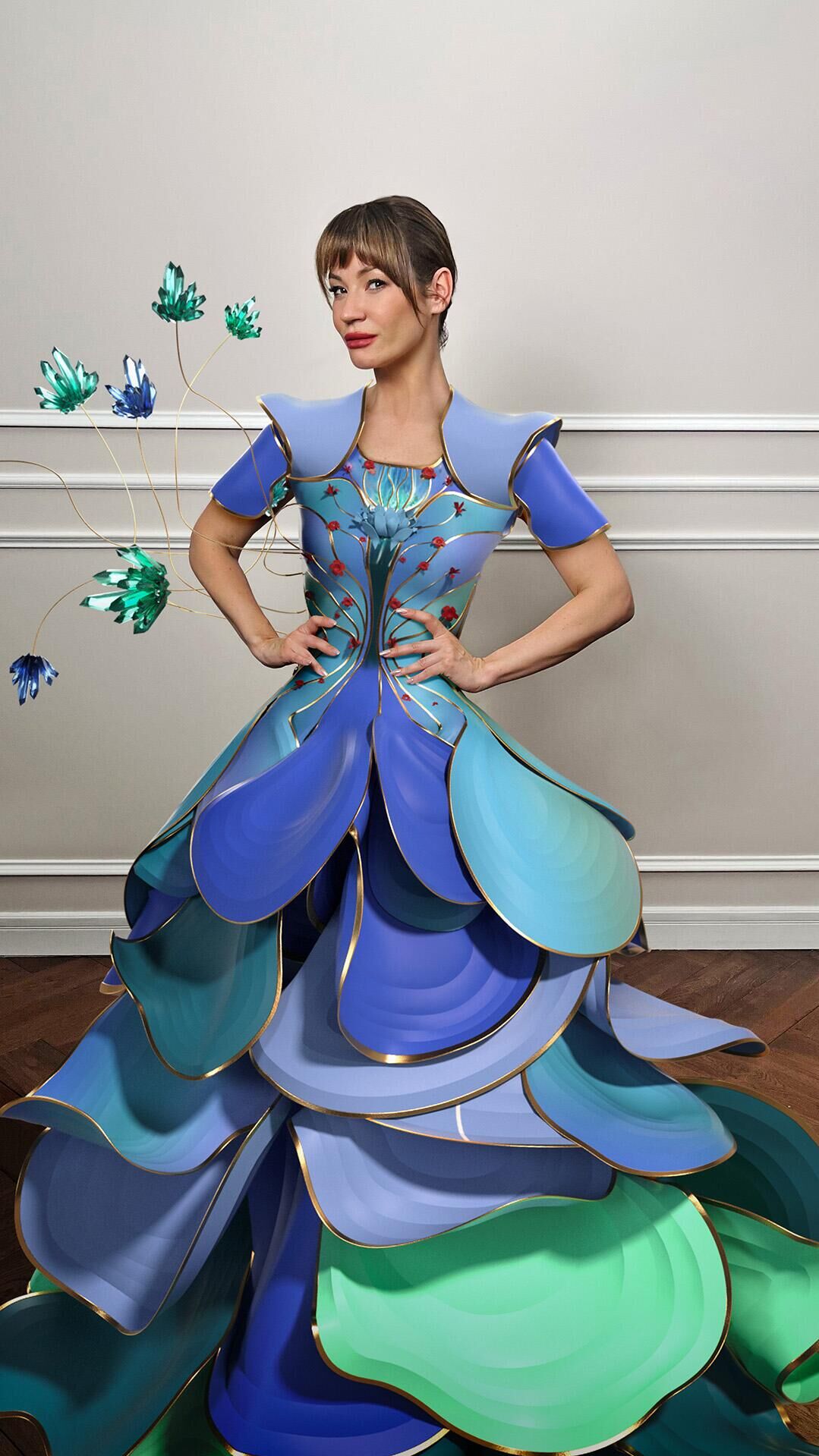 Ида Галич в цифровом платье - РИА Новости, 1920, 06.11.2025