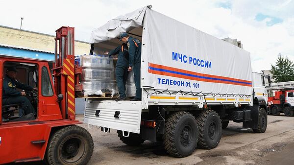 Отправка гуманитарной помощи из Тверской области в зону СВО