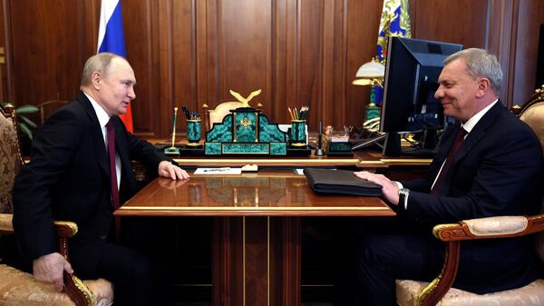 LIVE: Встреча Путина с главой Роскосмоса