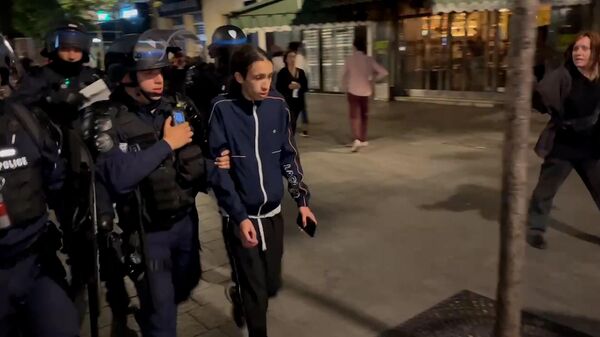 Задержания во время беспорядков во Франции