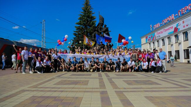 Встреча детей на Московском вокзале