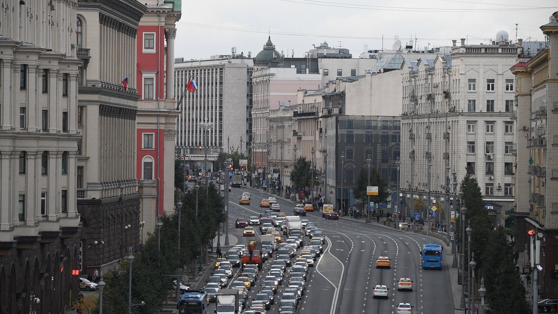 В Москве на Тверском бульваре перекрыли движение - РИА Новости, 06.07.2023