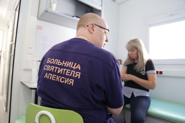 Мобильный госпиталь в зоне СВО Мобильный госпиталь в зоне СВО