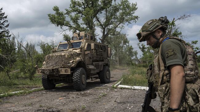 Украинский военнослужащий