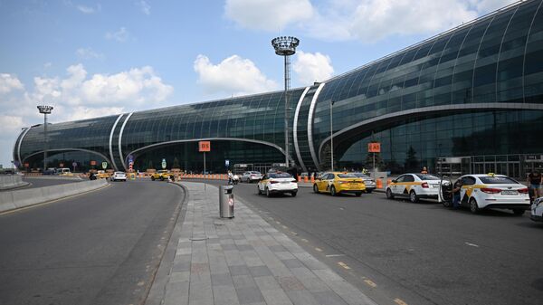 Сегмент пассажирского терминала московского аэропорта Домодедово