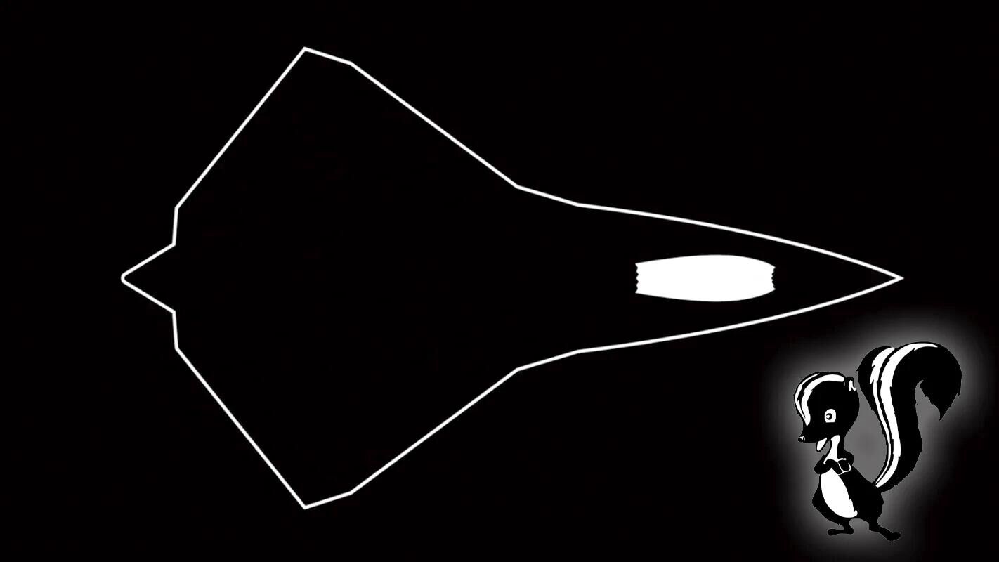 Чертеж самолета, опубликованный отделом перспективных проектов Lockheed Skunk Works - РИА Новости, 1920, 04.07.2024