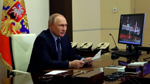 LIVE: Путин на встрече с постоянными членами Совета безопасности