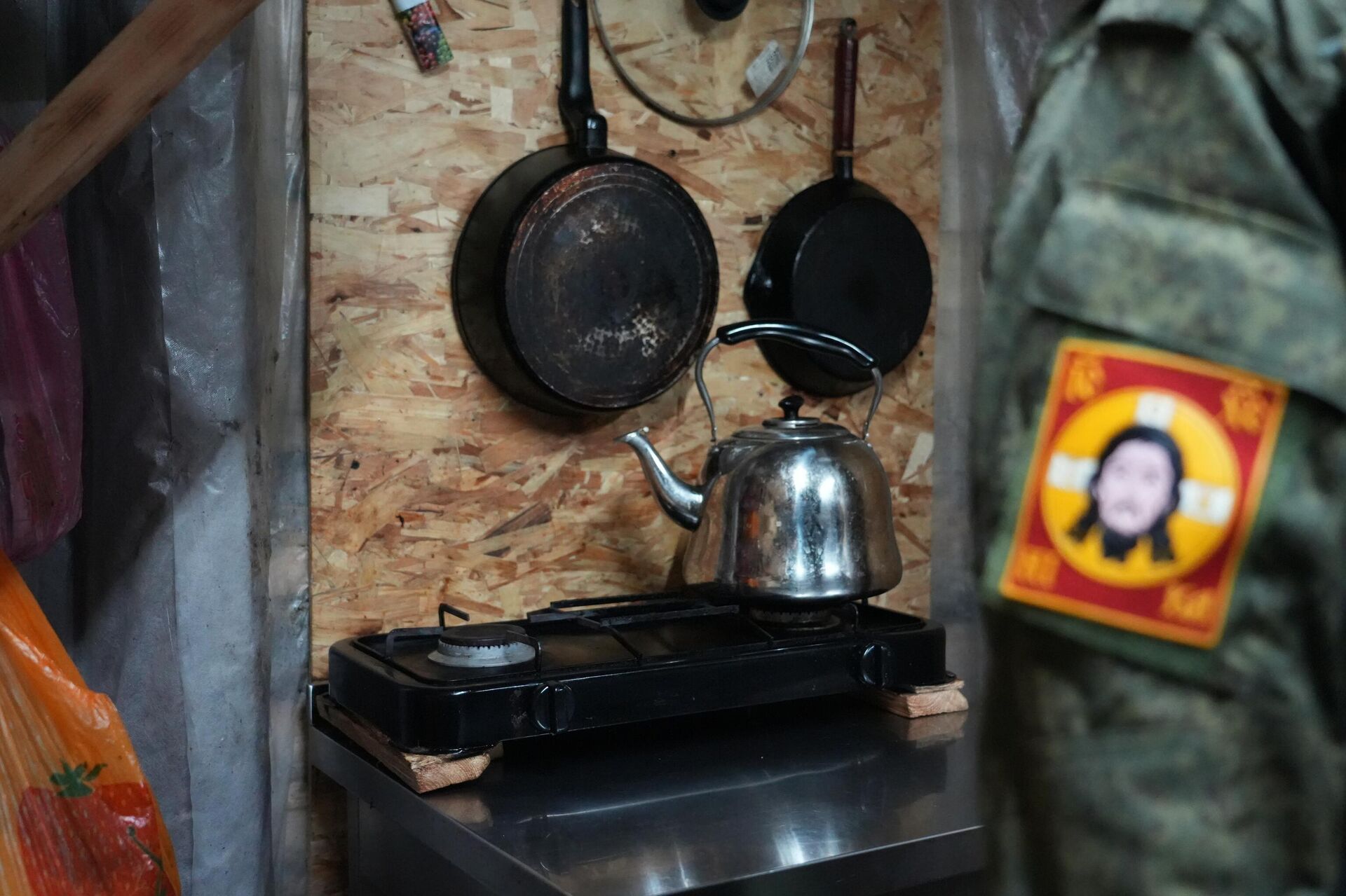 Кухня в расположении артиллеристов Кухня в расположении артиллеристов