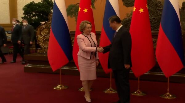 Встреча Матвиенко и Си Цзиньпина в Пекине