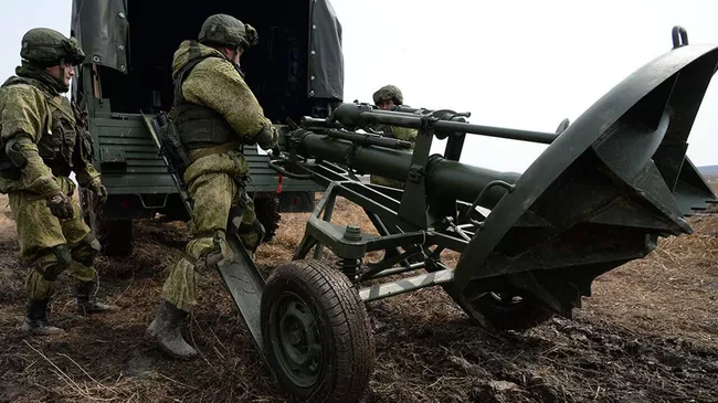 Минометный комплекс 2С12А Сани в зоне СВО