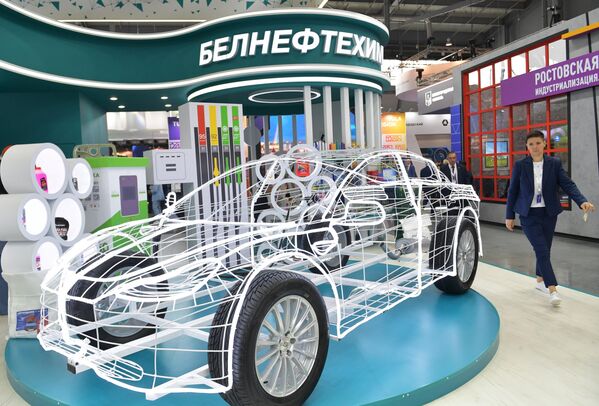 Стенд Республики Беларусь на международной промышленной выставке Иннопром-2023 в Екатеринбурге