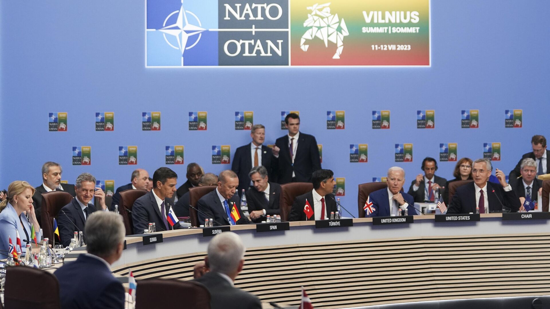 Саммит лидеров стран НАТО в Вильнюсе - РИА Новости, 1920, 14.07.2023