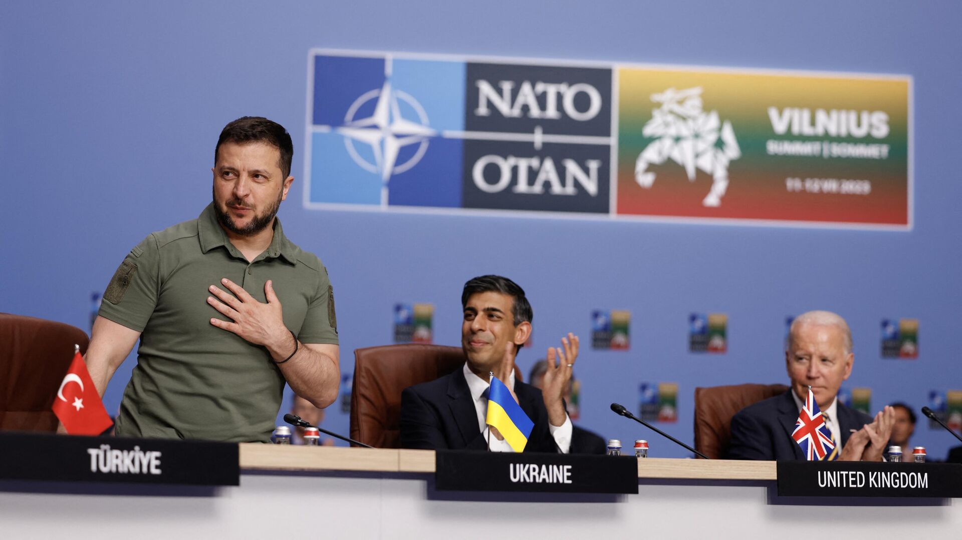 Заседание Совета НАТО — Украина в Вильнюсе. 12 июля 2023 - РИА Новости, 1920, 12.07.2023