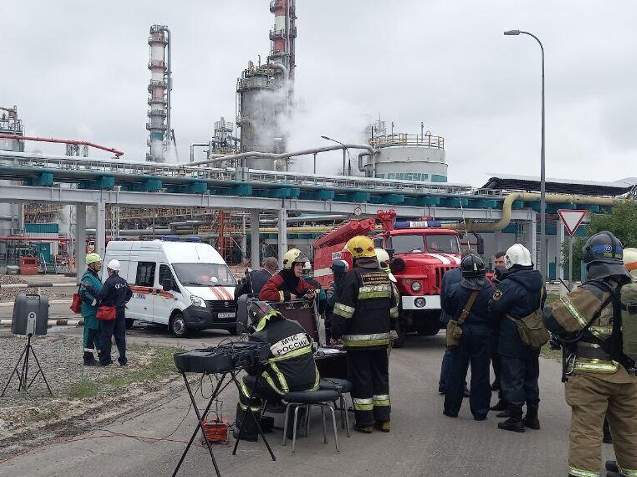 Факельное горение на заводе в Дзержинске ликвидировали - РИА Новости,  12.07.2023