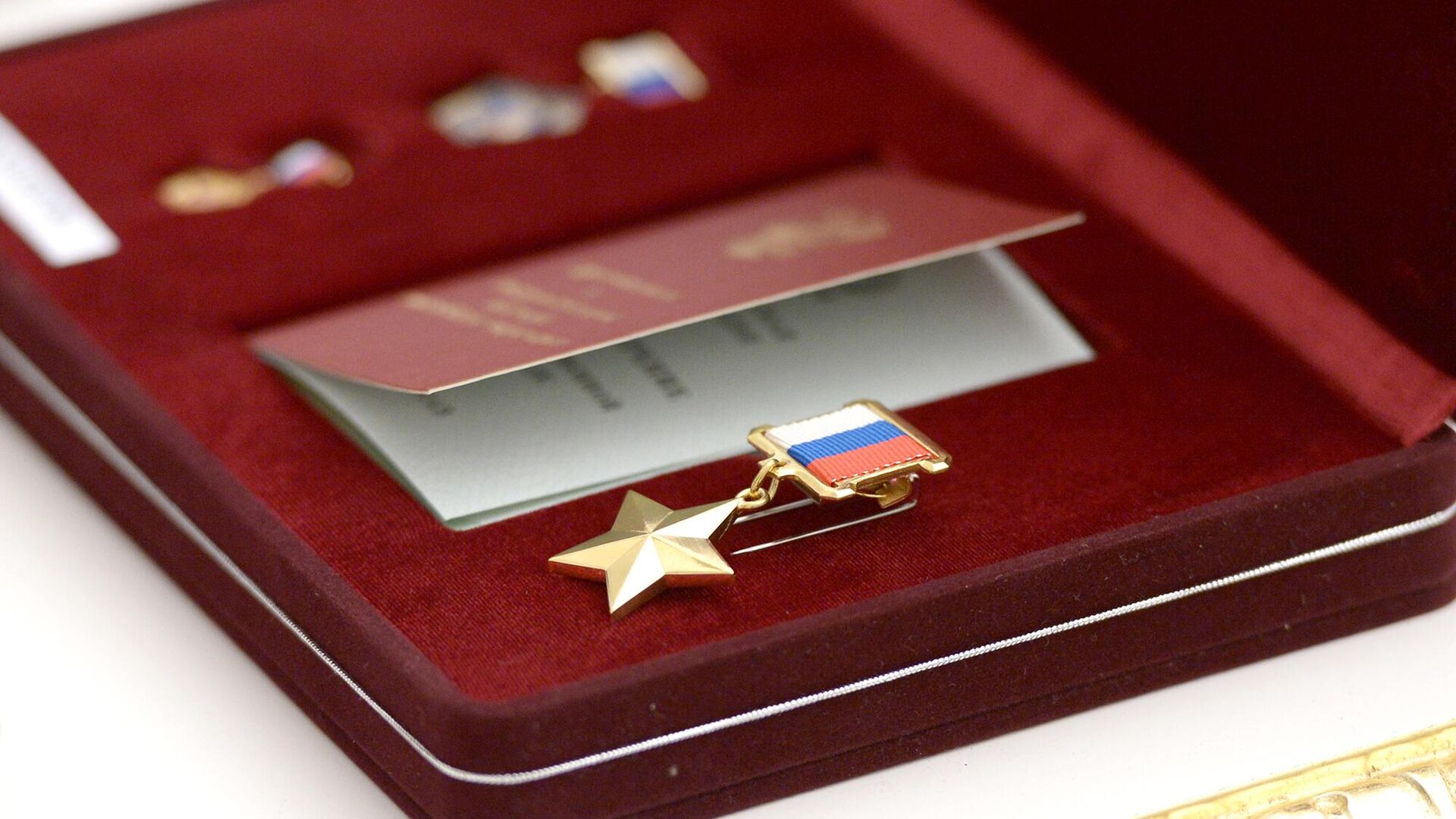  Золотая медаль Герой России2