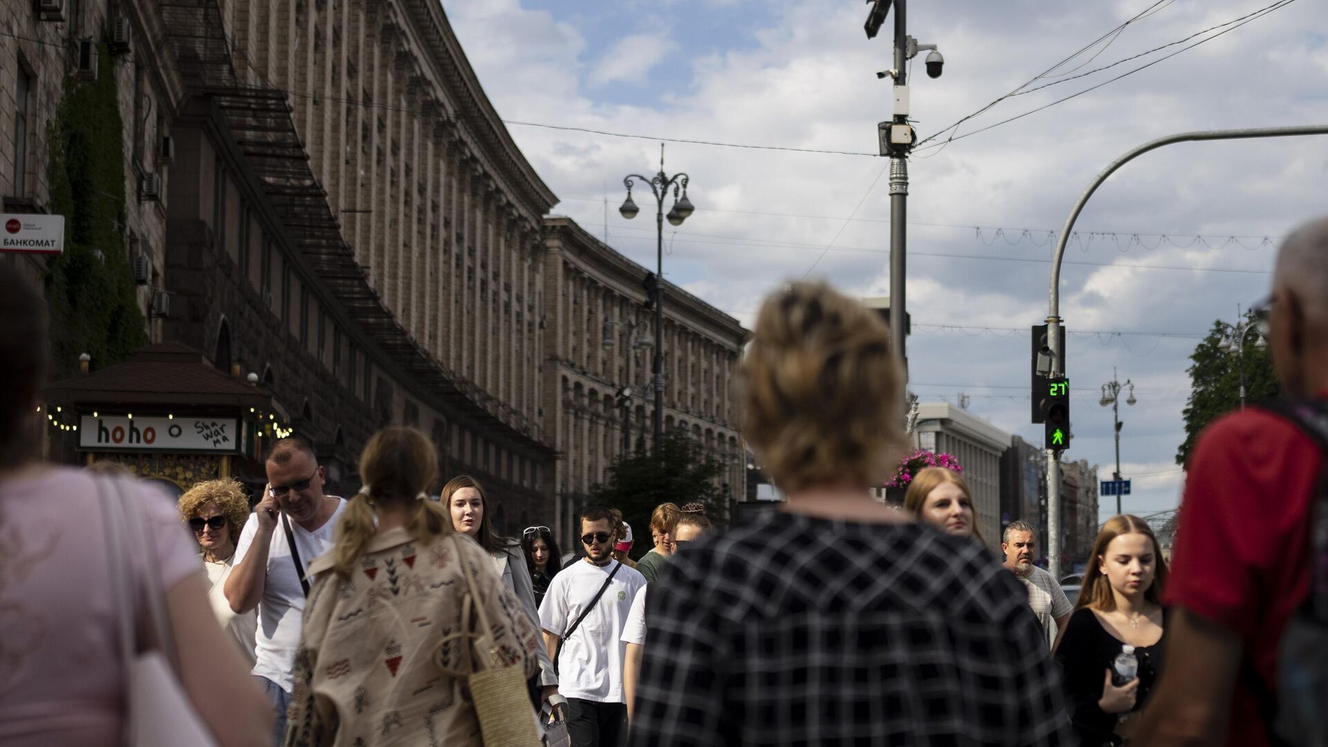 Люди на улице в Киеве, Украина - РИА Новости, 1920, 13.07.2023