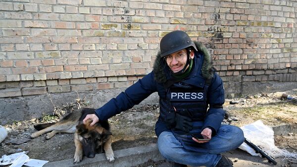 Французский журналист Арман Сольден на Украине