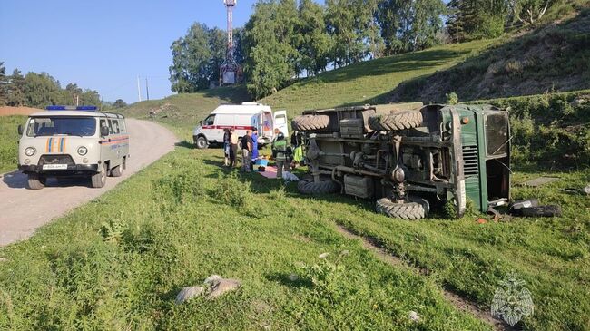 ДТП в селе Элекмонар Чемальского района. 14 июля 2023