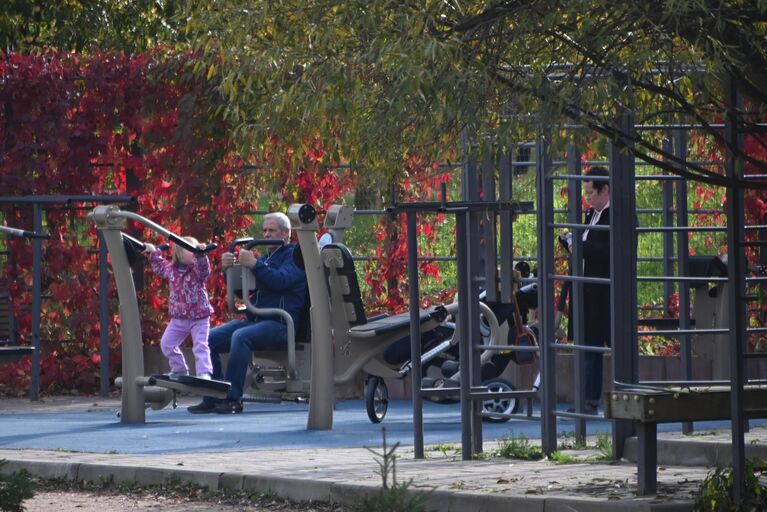 Теплая погода в Москве