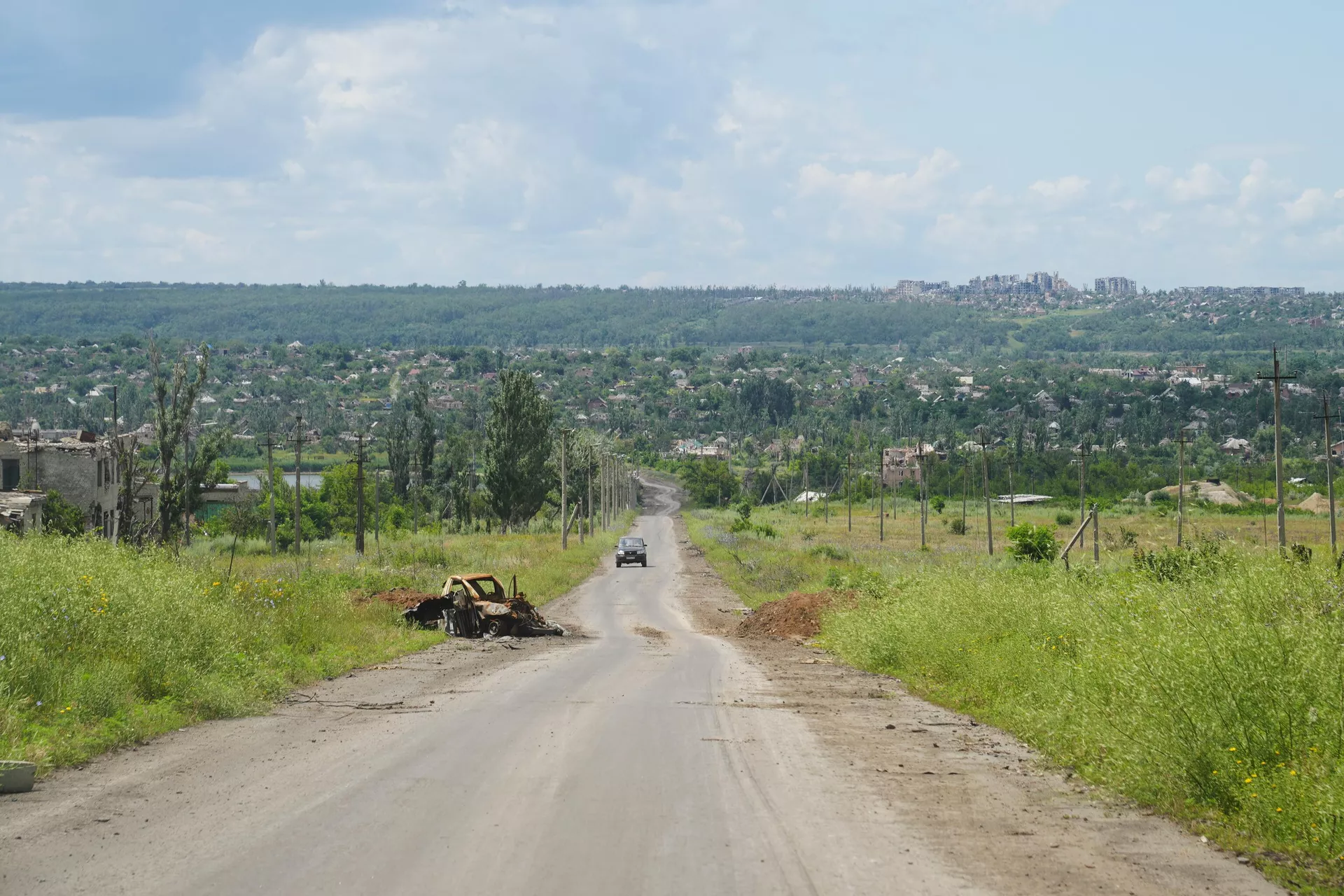 Вид на Артемовск