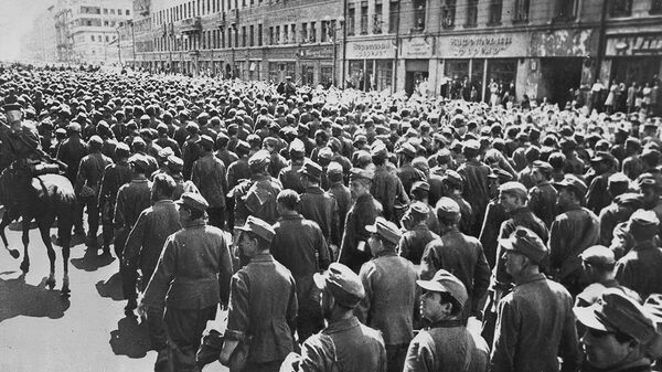 “Парад побежденных”: шествие пленных фашистов по улицам Москвы