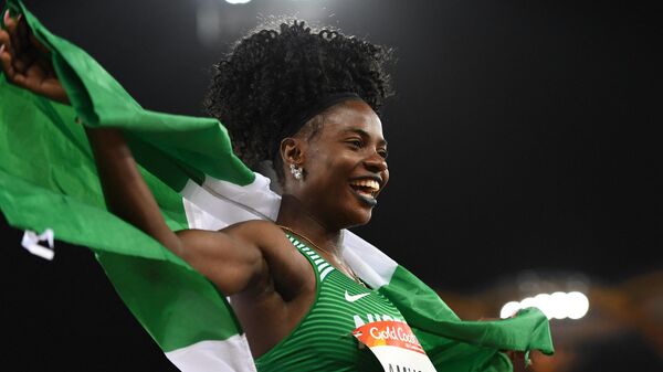 Нигерийская легкоатлетка Олуватобилоба Амусан