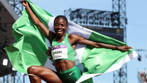 Нигерийская легкоатлетка Олуватобилоба Амусан