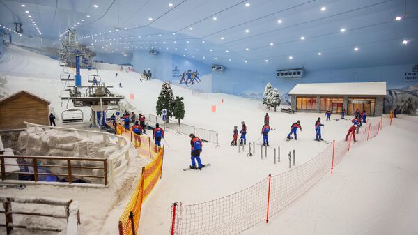 Лыжная трасса Ski Dubai в Mall of the Emirates 