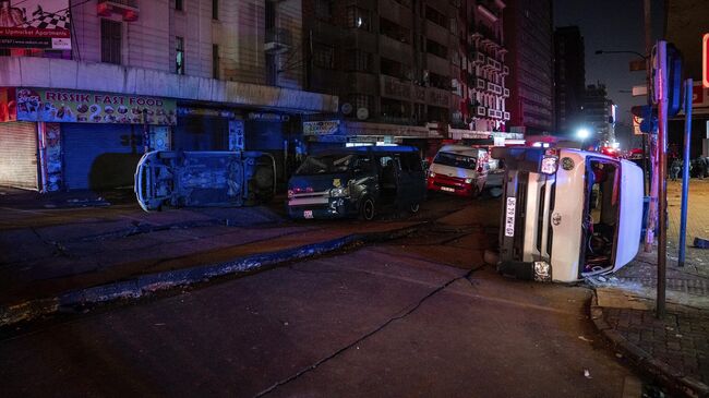 На месте взрыва газа в Йоханнесбурге, ЮАР