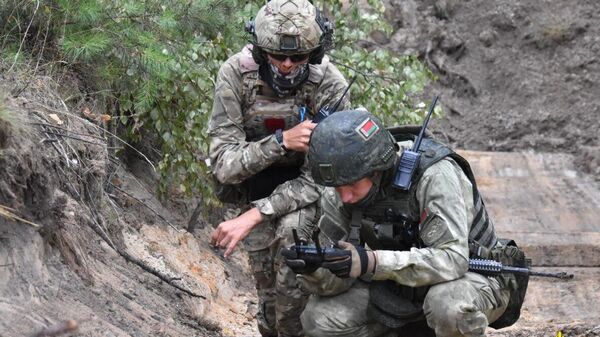 Совместные тренировки белорусских военнослужащих с бойцами группы Вагнер