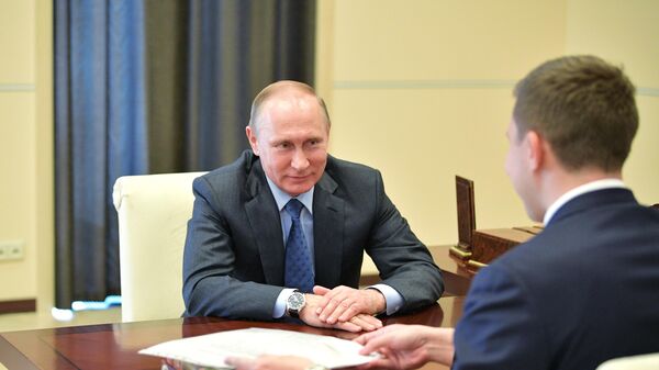 Владимир Путин и Сергей Карякин