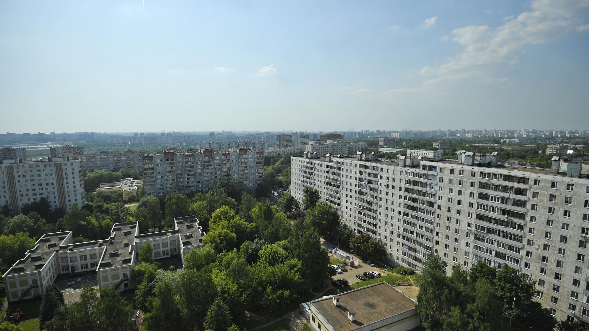 Жилые дома в московском районе Капотня - РИА Новости, 1920, 21.07.2023