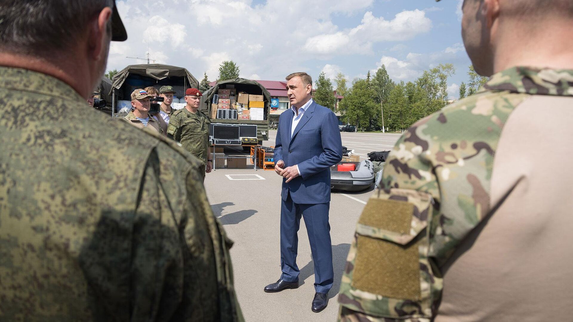 Практику Тульской области по поддержке бойцов СВО рекомендовали всей стране - РИА Новости, 1920, 21.07.2023