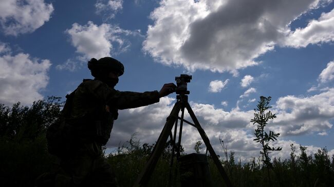 Военнослужащий артиллерийского расчета