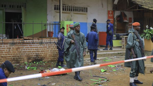 Сотрудники полиции Конго