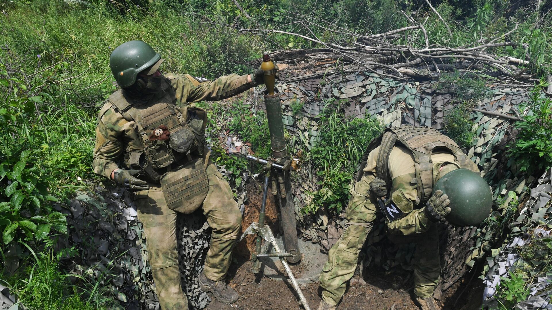 Боевая работа в зоне СВО - РИА Новости, 1920, 27.08.2023