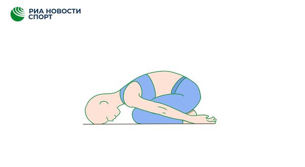 Баласана или Поза ребенка Баласана или Поза ребенка