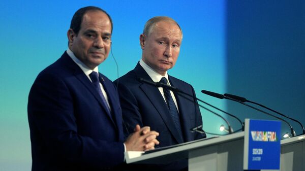 LIVE: Встреча Путина с президентом Египта