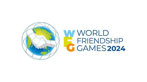 Логотип первых Всемирных игр дружбы