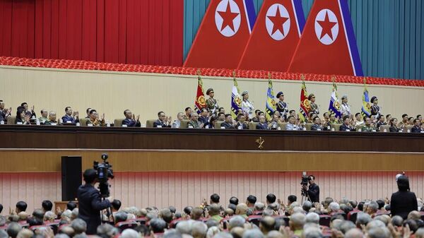 Торжественное заседание в честь 70-летия окончания Корейской войны в Пхеньяне