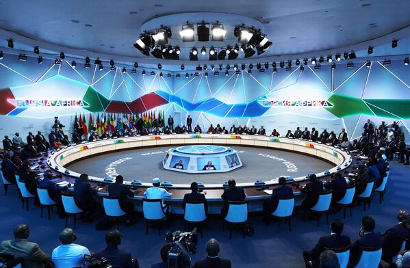 28 июля 2023. Пленарное заседание II Саммита Россия - Африка в Санкт-Петербурге