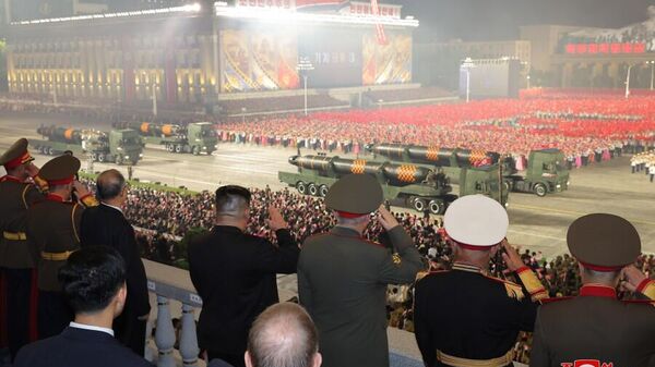 Парад в честь 70-летия Победы КНДР в Корейской войне