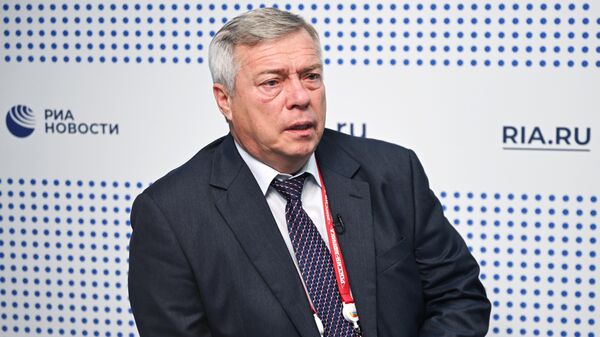 Губернатор Ростовской области Василий Голубев на II Cаммите и форуме Россия - Африка