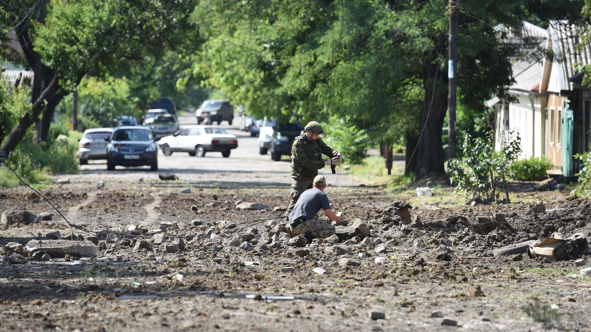 Украинская ракета попала в жилой дом в Донецке - РИА Новости, 07.07.2024